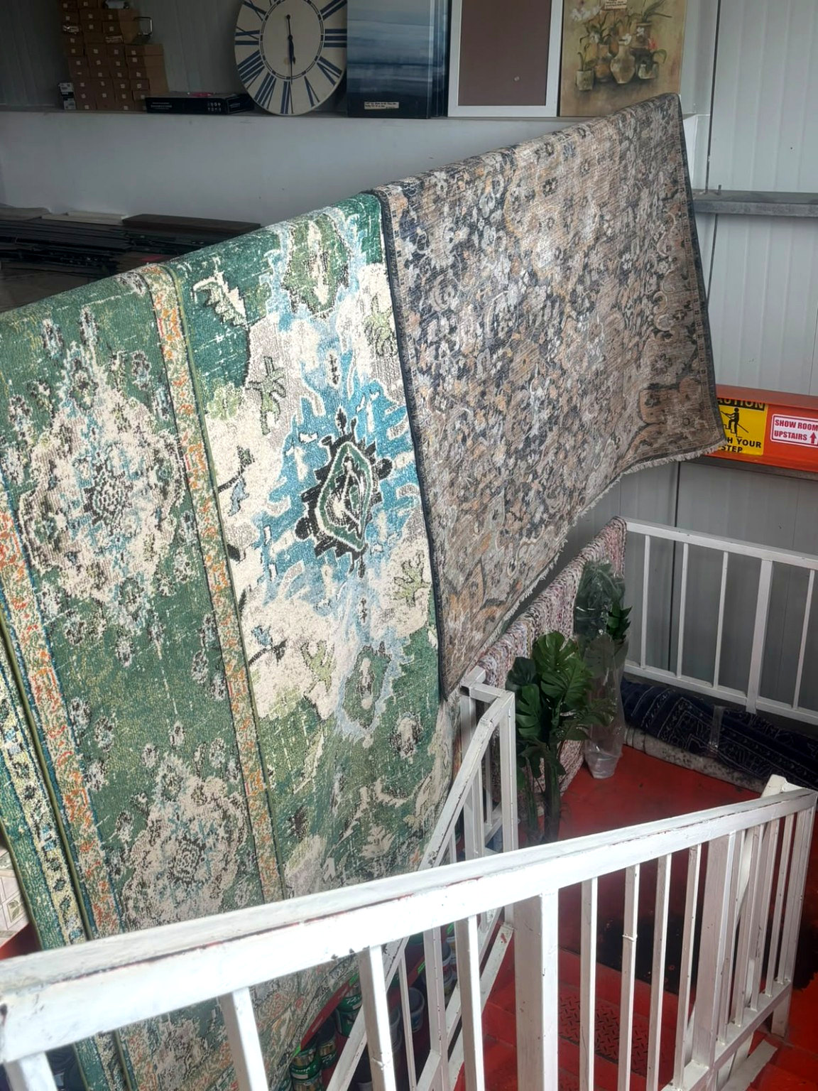 Home furnishing rugs shown at Speedy Way